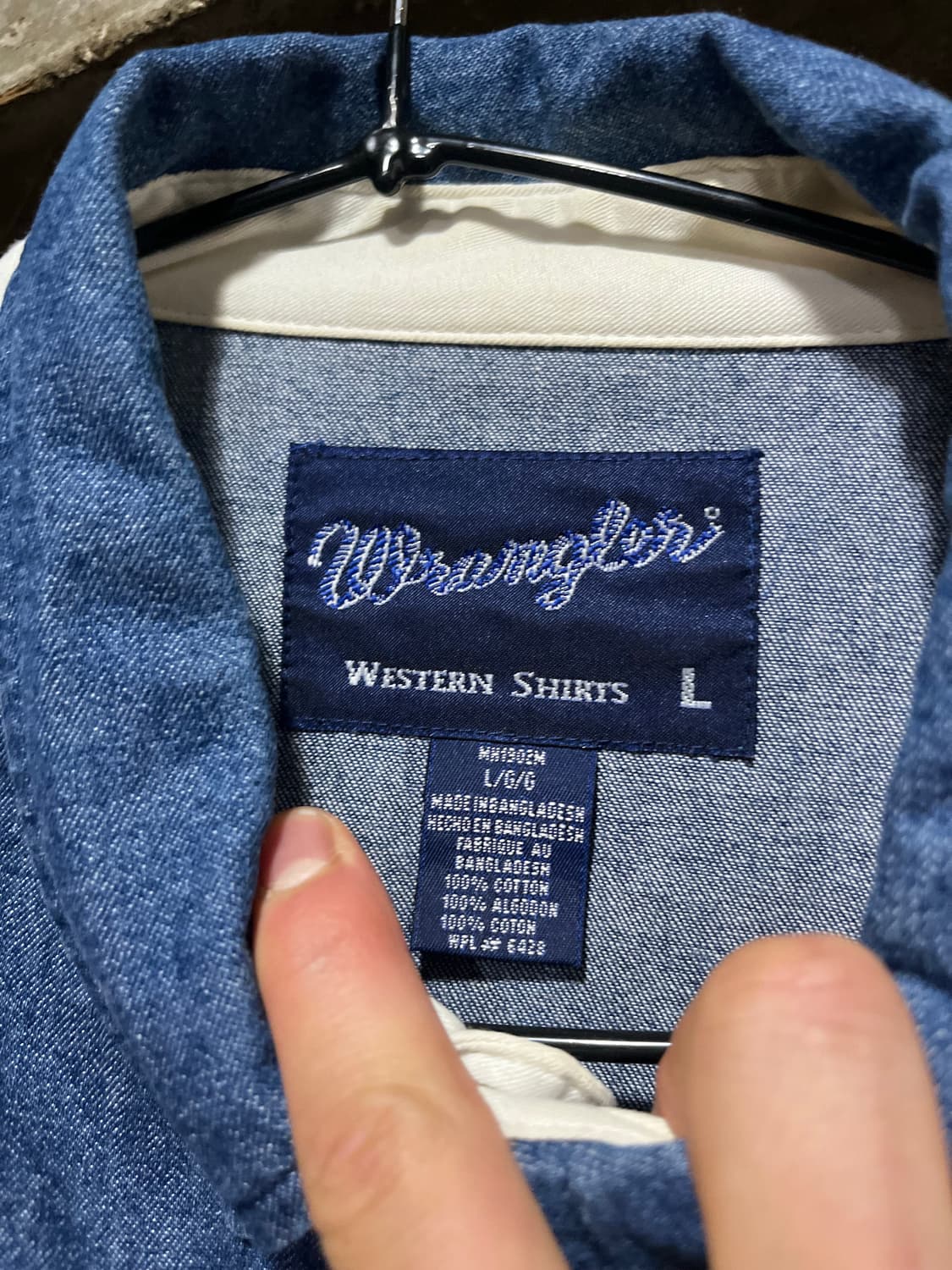 🇺🇸 Wrangler Patriotic Western Denim 셔츠 상품이미지2