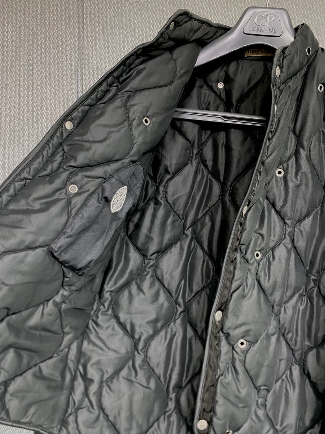 스톤아일랜드 (이너 탈부착 아우터 전용) 블랙 이너 패딩 L 사이즈 상품이미지5