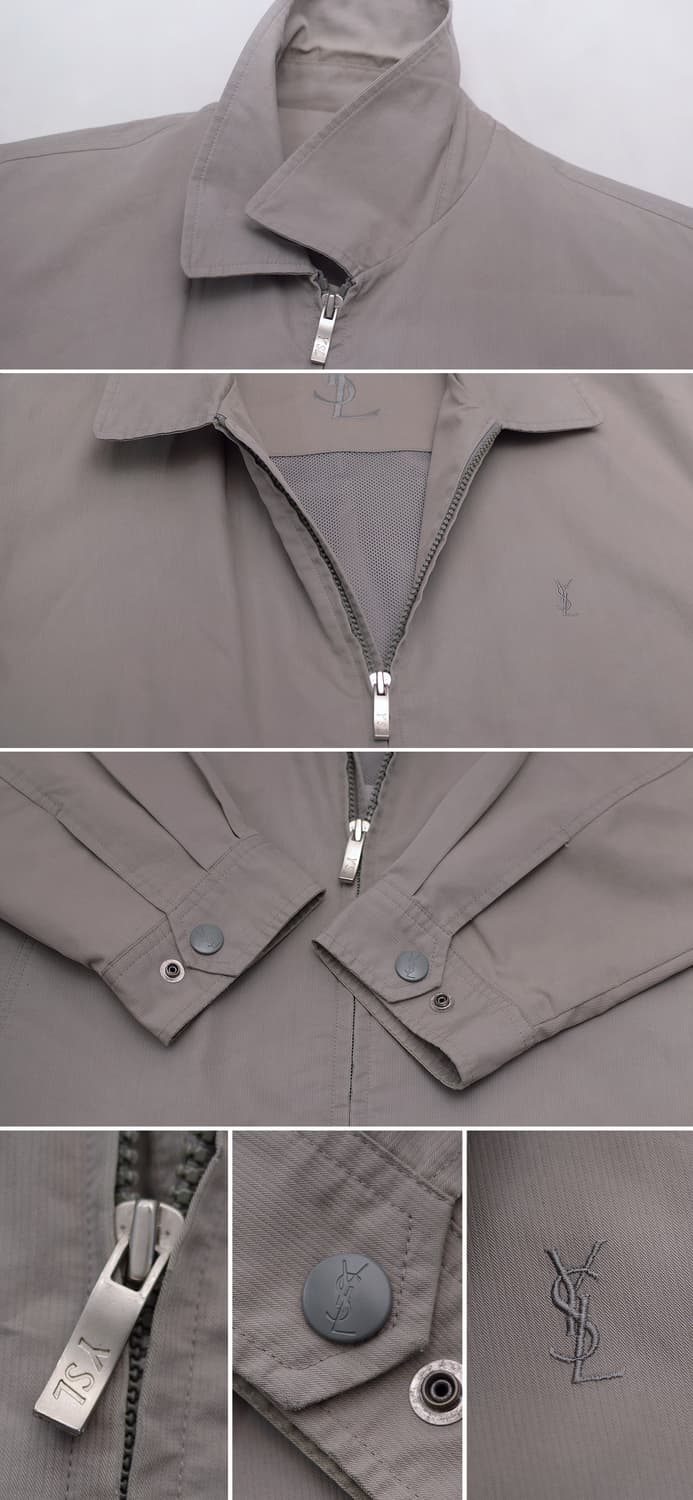 생로랑 (YSL) 클래식 캐쥬얼 집업 블루종 오버 자켓 (105+) 상품이미지9