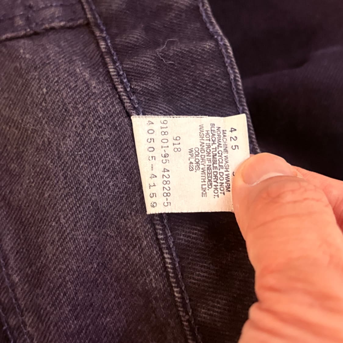 [38/32] USA 리바이스 505 오렌지탭 orange 흑청 블랙 상품이미지9