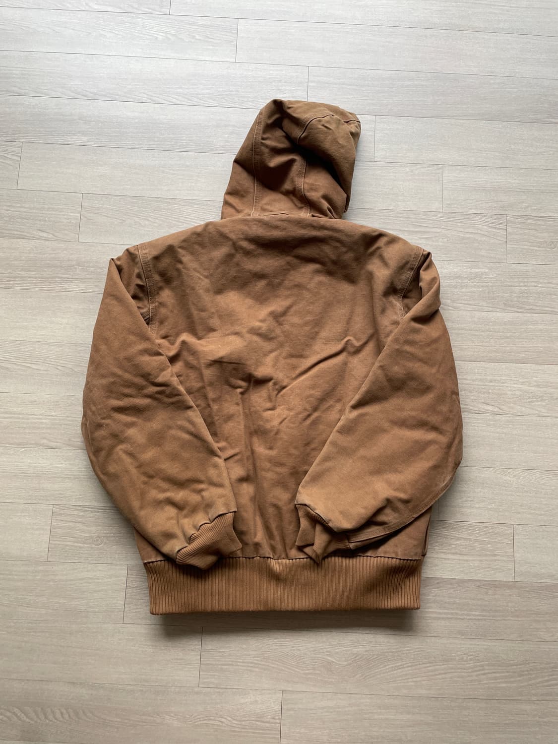 칼하트 j130 BRN 브라운 액티브 자켓 샌드스톤 상품이미지2