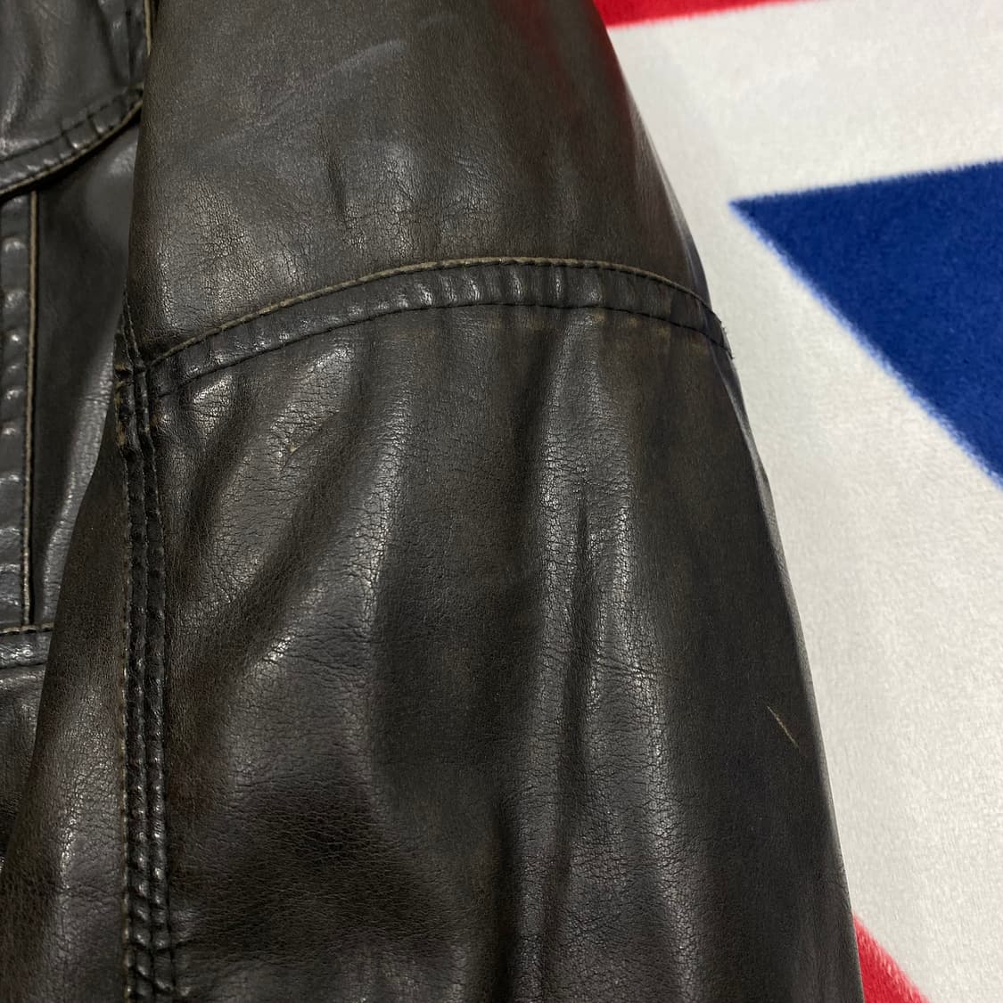 리바이스 레더자켓 실측 L  상품이미지5