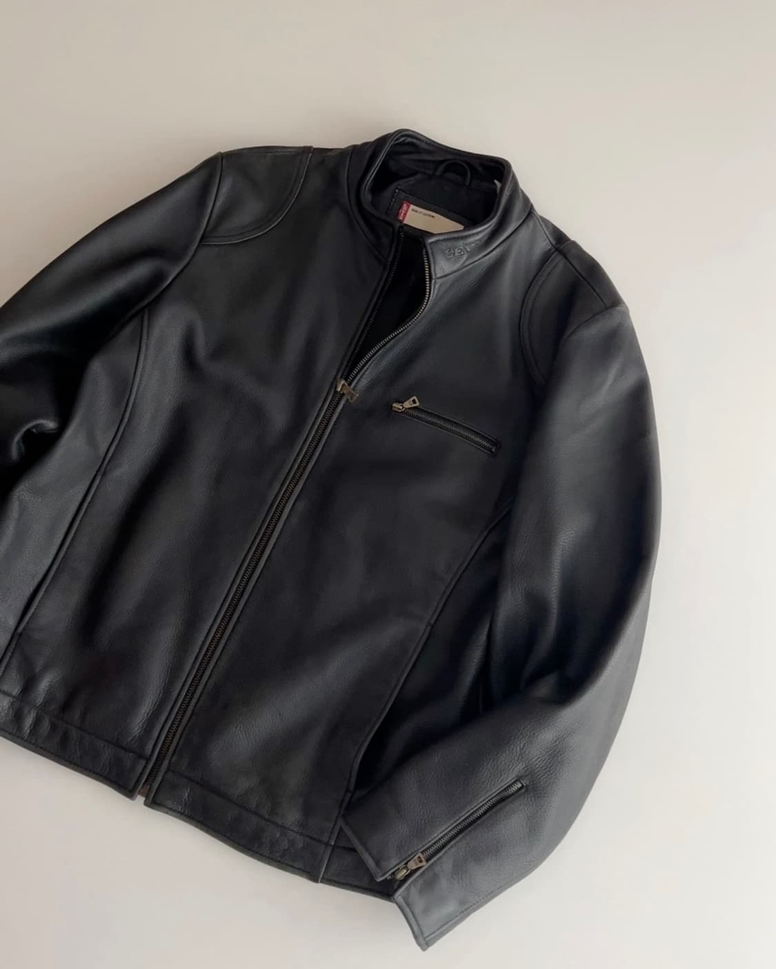 리바이스 싱글 라이더 카우 레더 자켓 L 상품이미지2