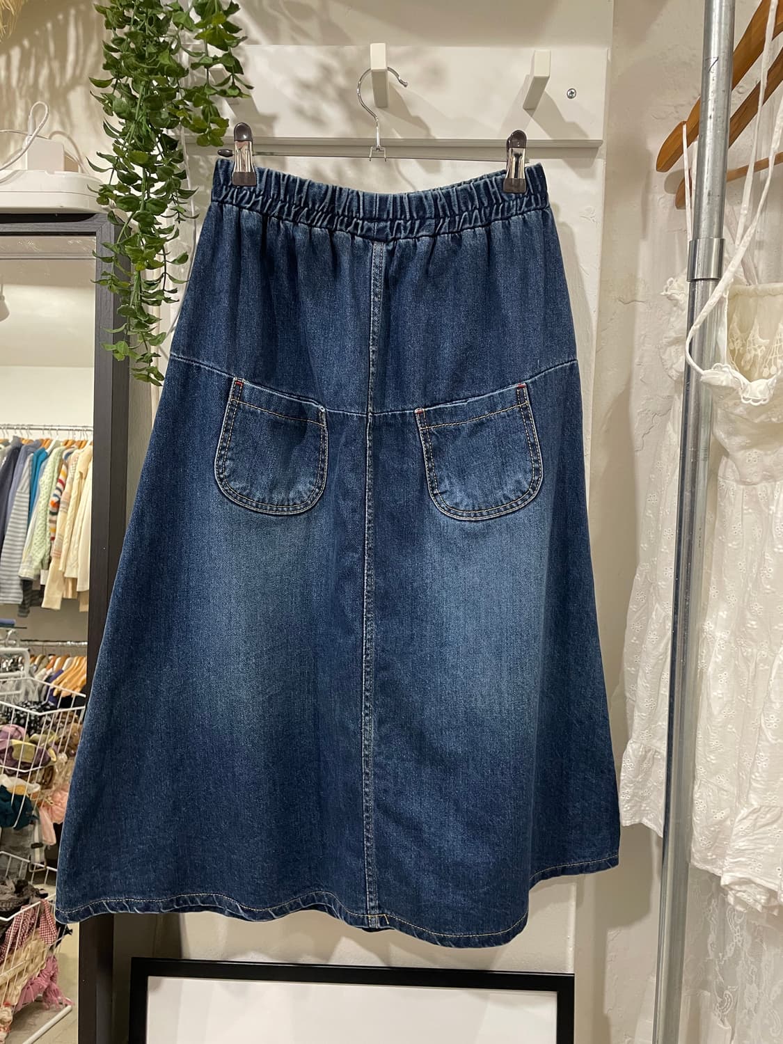 flower pocket denim skirt 상품이미지9