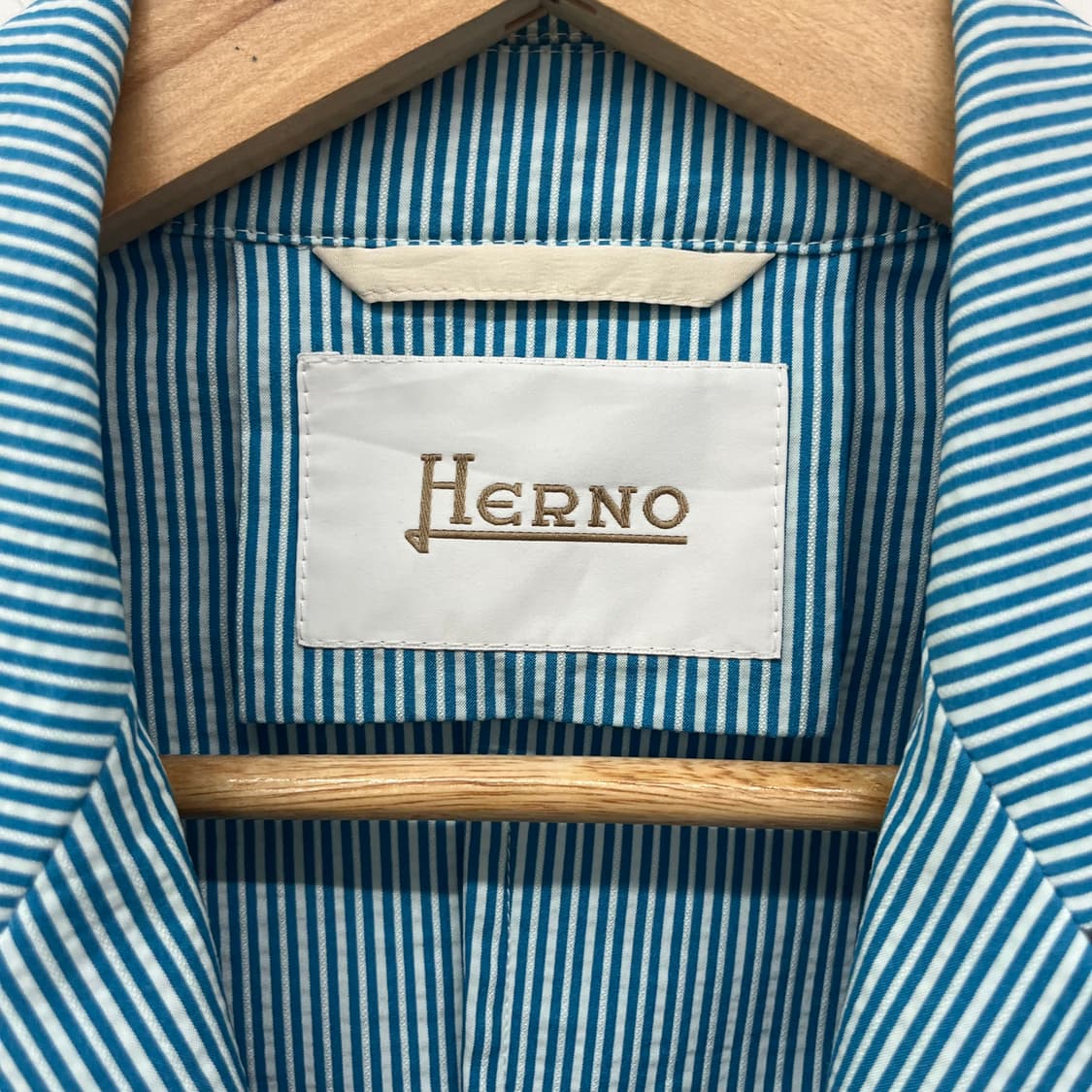 Herno 스트라이프 블루 자켓 여s 상품이미지3