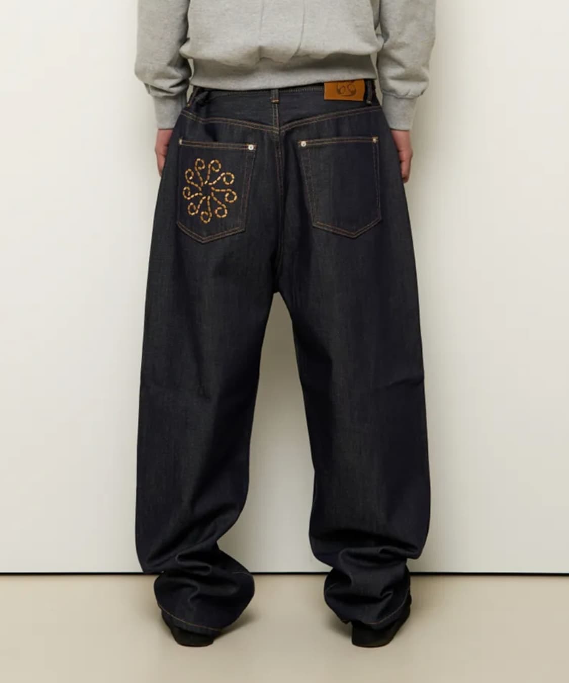 9999아카이브 링킹 와이드 데님 인디고 3 사이즈 상품이미지1