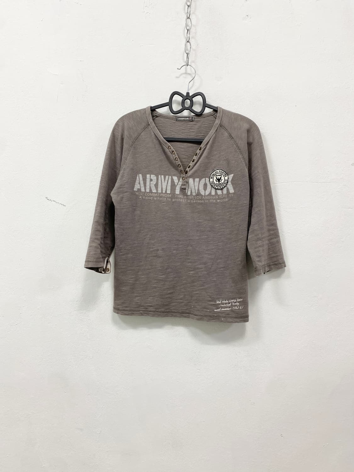 [UNDERWRAPS] 펑크 y2k 7부 롱슬리브 상품이미지4