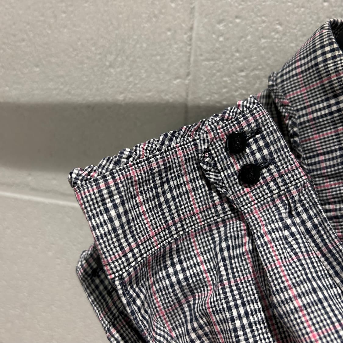 Burberry Logo Embroidered check Shirts 상품이미지10