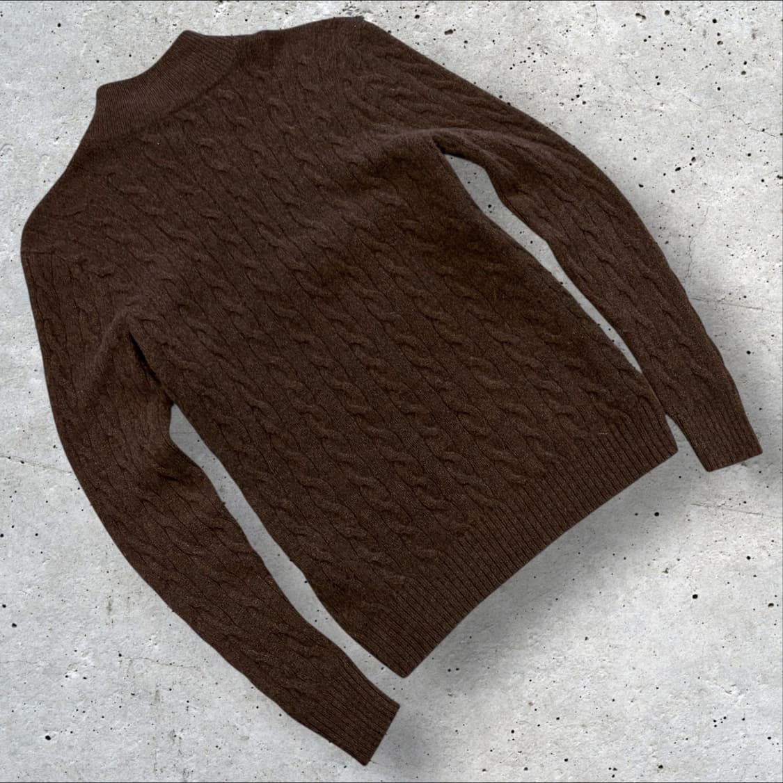 [XS] 폴로 랄프로렌 신형큐알 울 캐시미어 브라운 니트 B916 상품이미지2