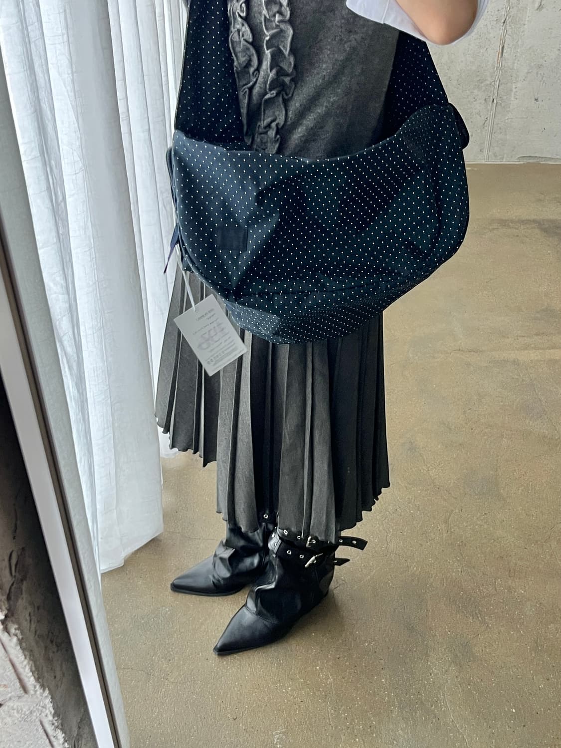 Porter 포터 도트 호보백 네이비 상품이미지2