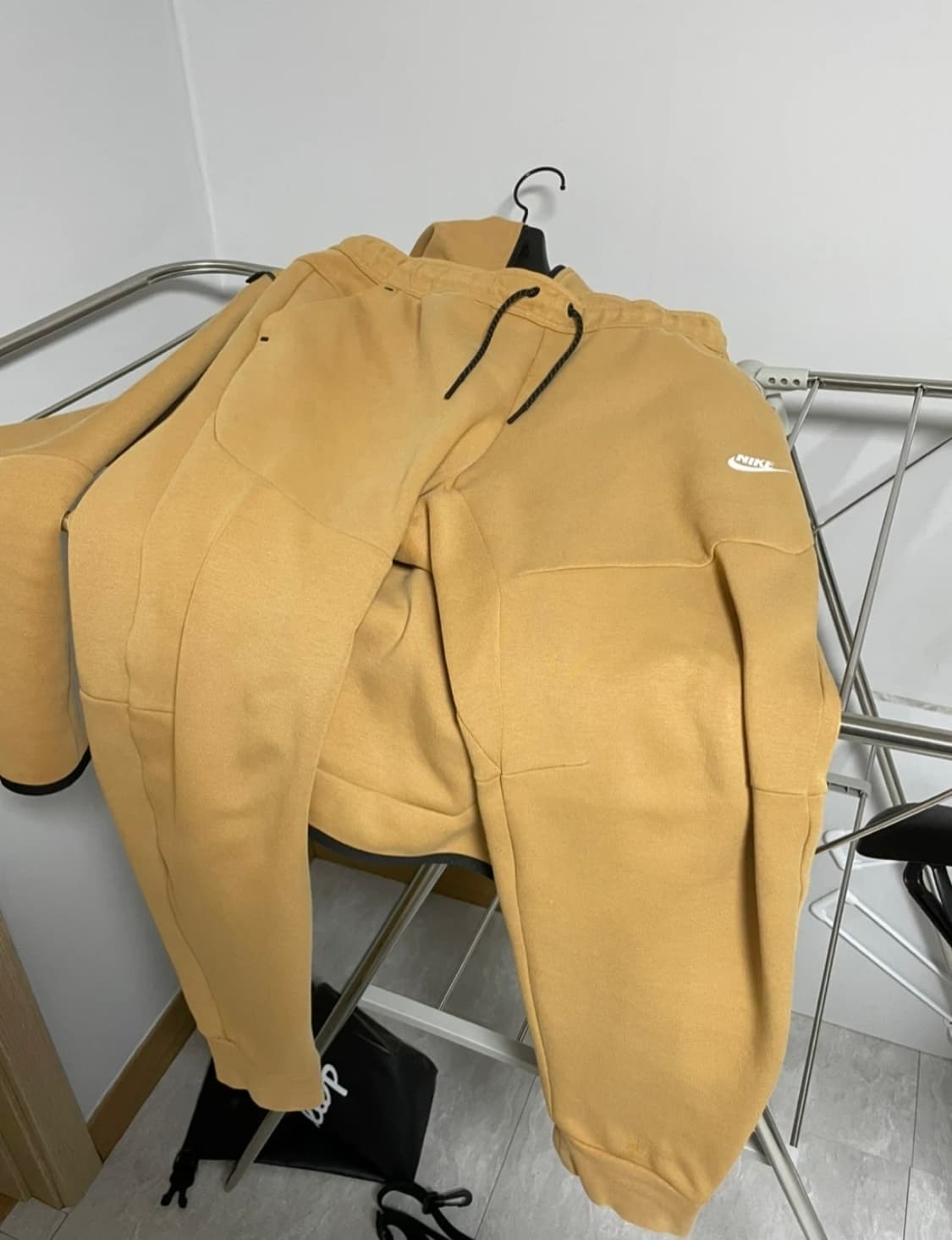 나이키 테크플리스 (테크팩) 황토색 세트 상품이미지2