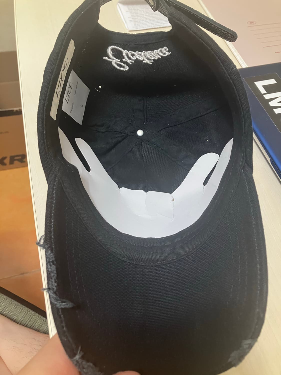 ETCE 뉴비전 볼캡 블랙(L) 상품이미지2