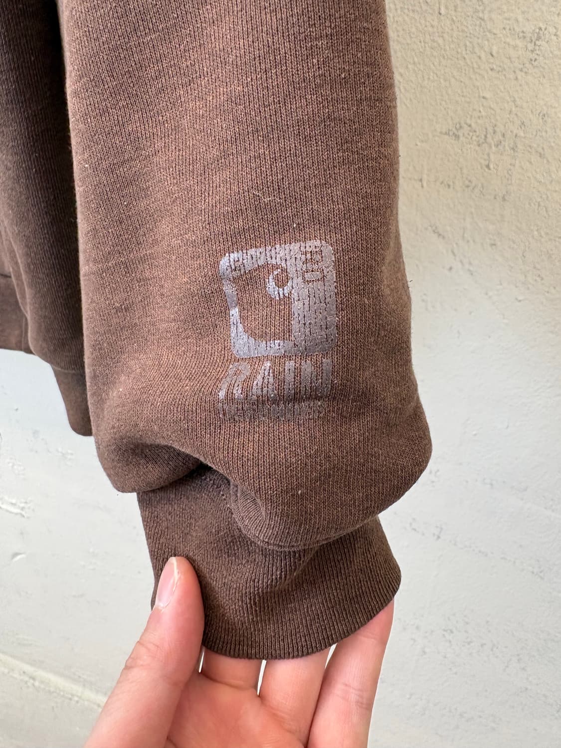 칼하트 브라운 써멀 후드집업 상품이미지4