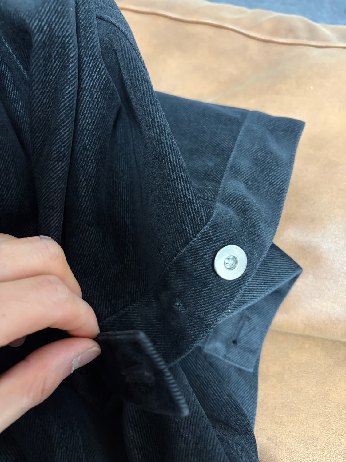 토니웩 벨벳 데님 트러커 자켓 상품이미지3