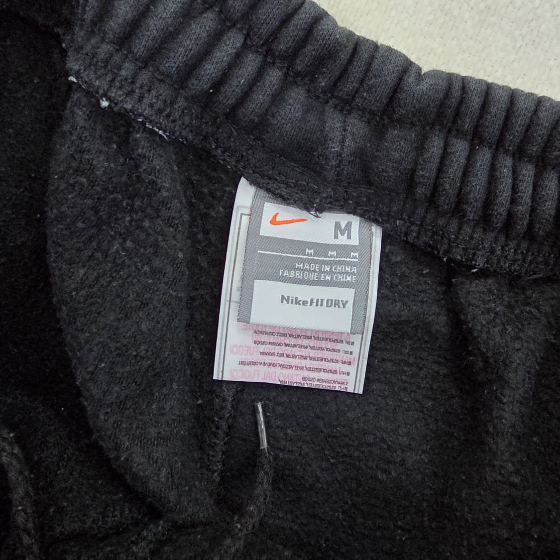 [M] 나이키 스우시 코튼 트레이닝 기모 바지 1223J1 상품이미지5