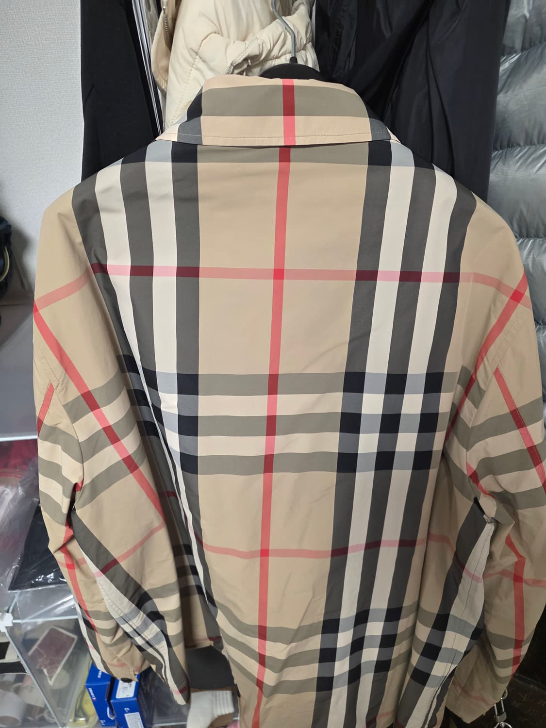 버버리 체크 셔츠자켓 L 상품이미지9