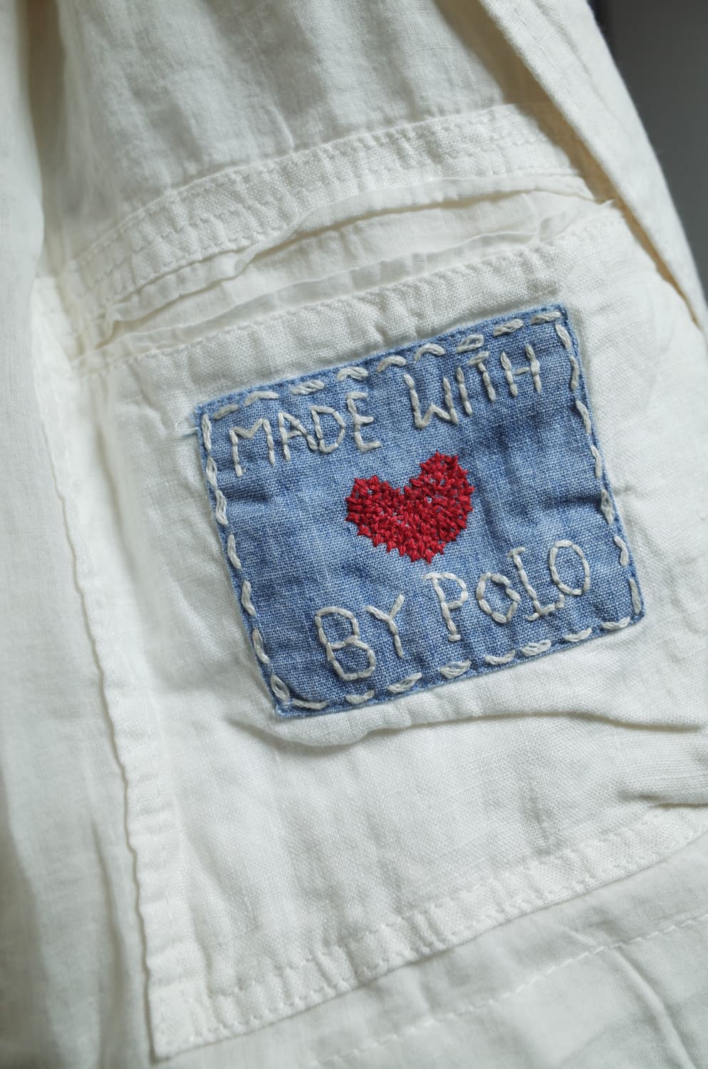 폴로 랄프로렌 리넨 자수 m65 필드자켓 상품이미지6