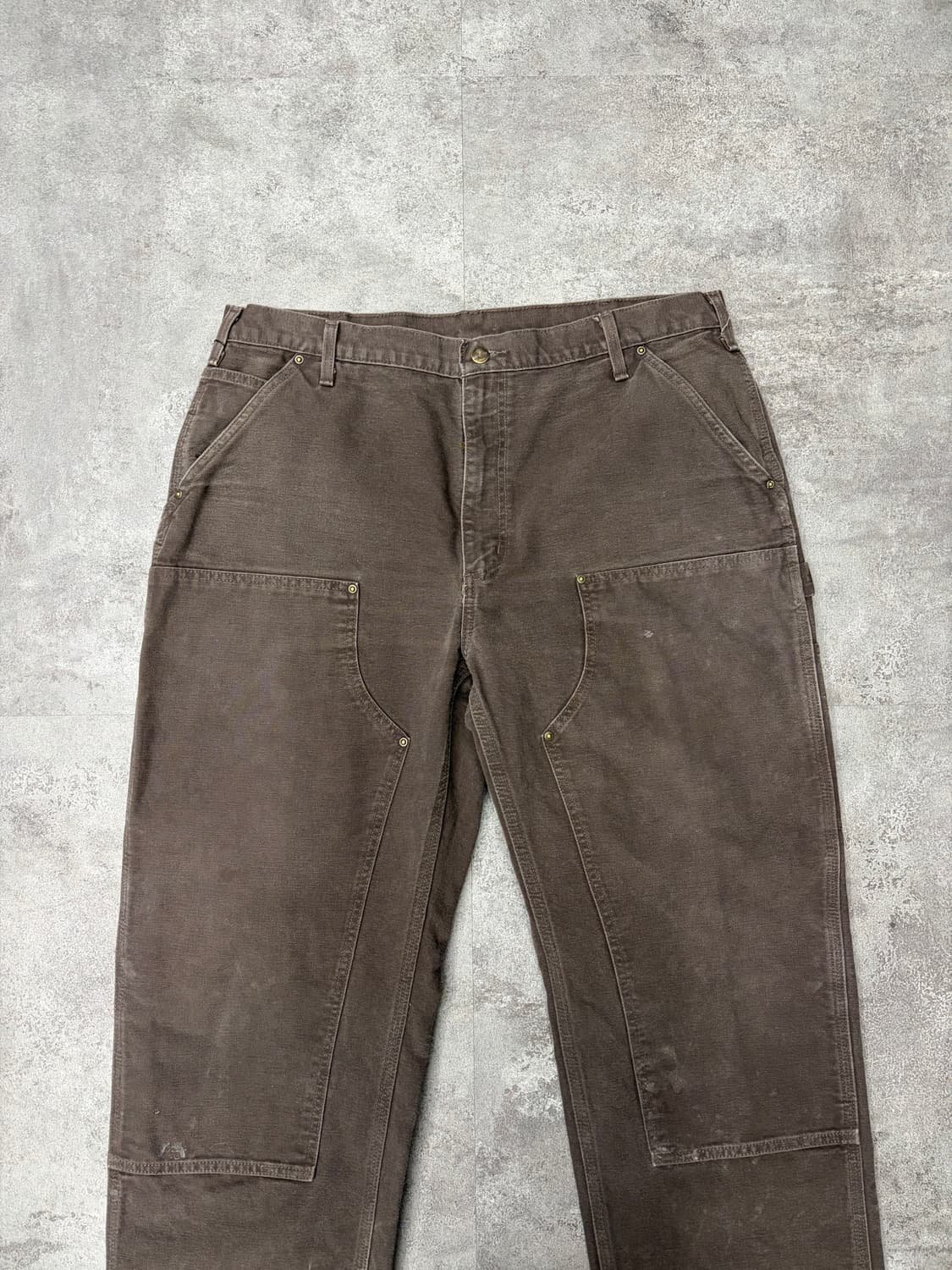 20s 칼하트 dkb 브라운 더블니 워크 팬츠 상품이미지4