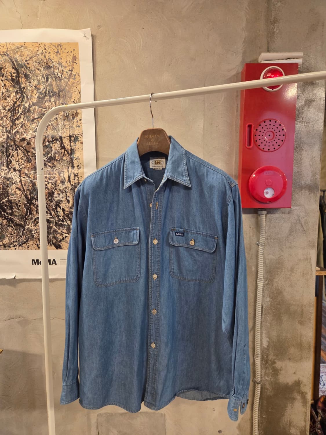 90'S 리 데님셔츠  상품이미지10