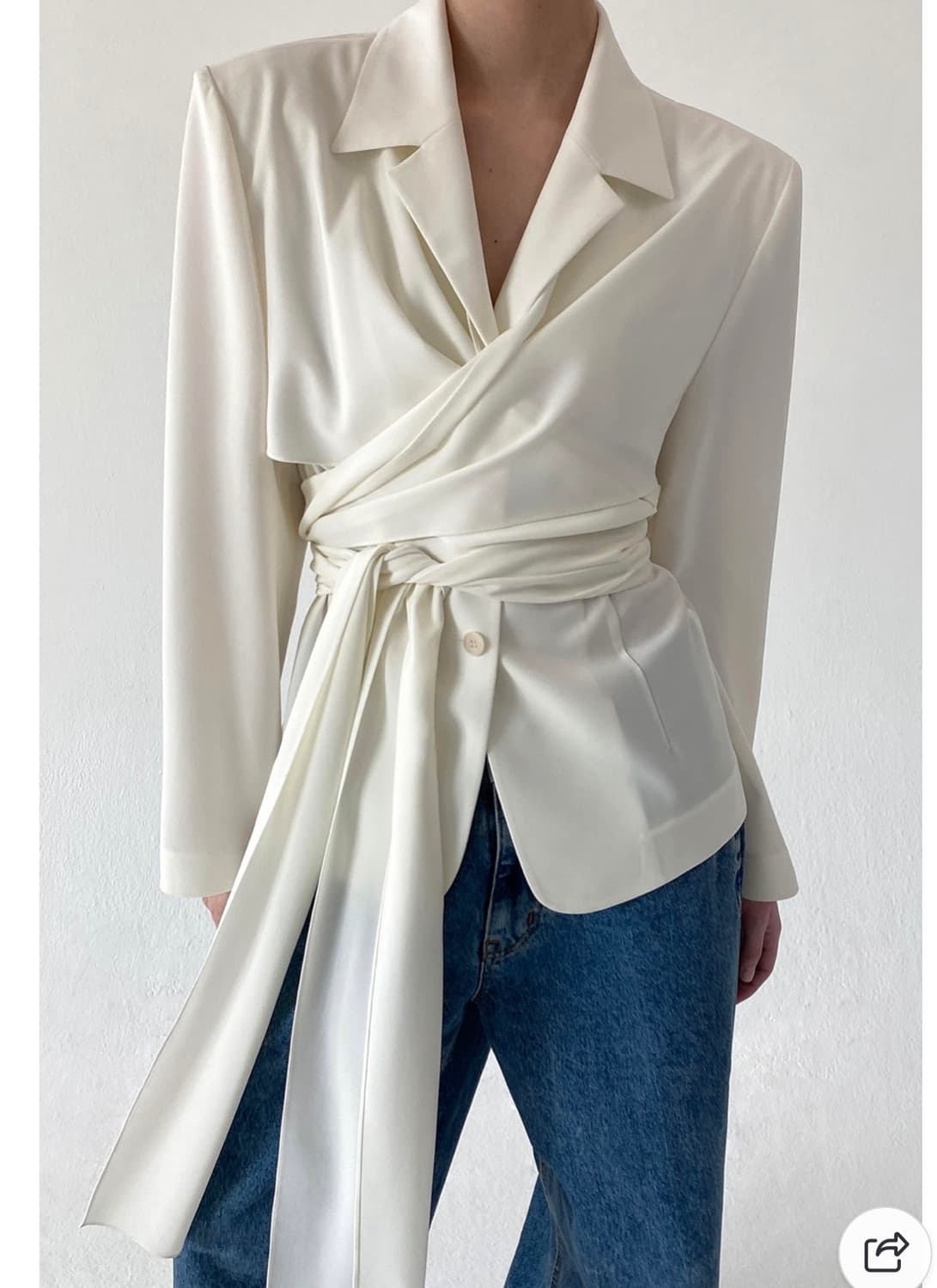 새상품)DRAGONBLUES 드래곤블루스 커버 랩 자켓 셔츠 M 상품이미지5