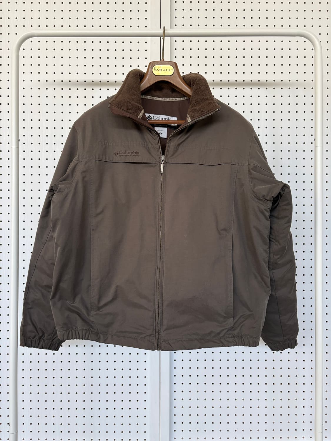 컬럼비아 남성 자켓 M 갈색 안감 후리스 상품이미지1