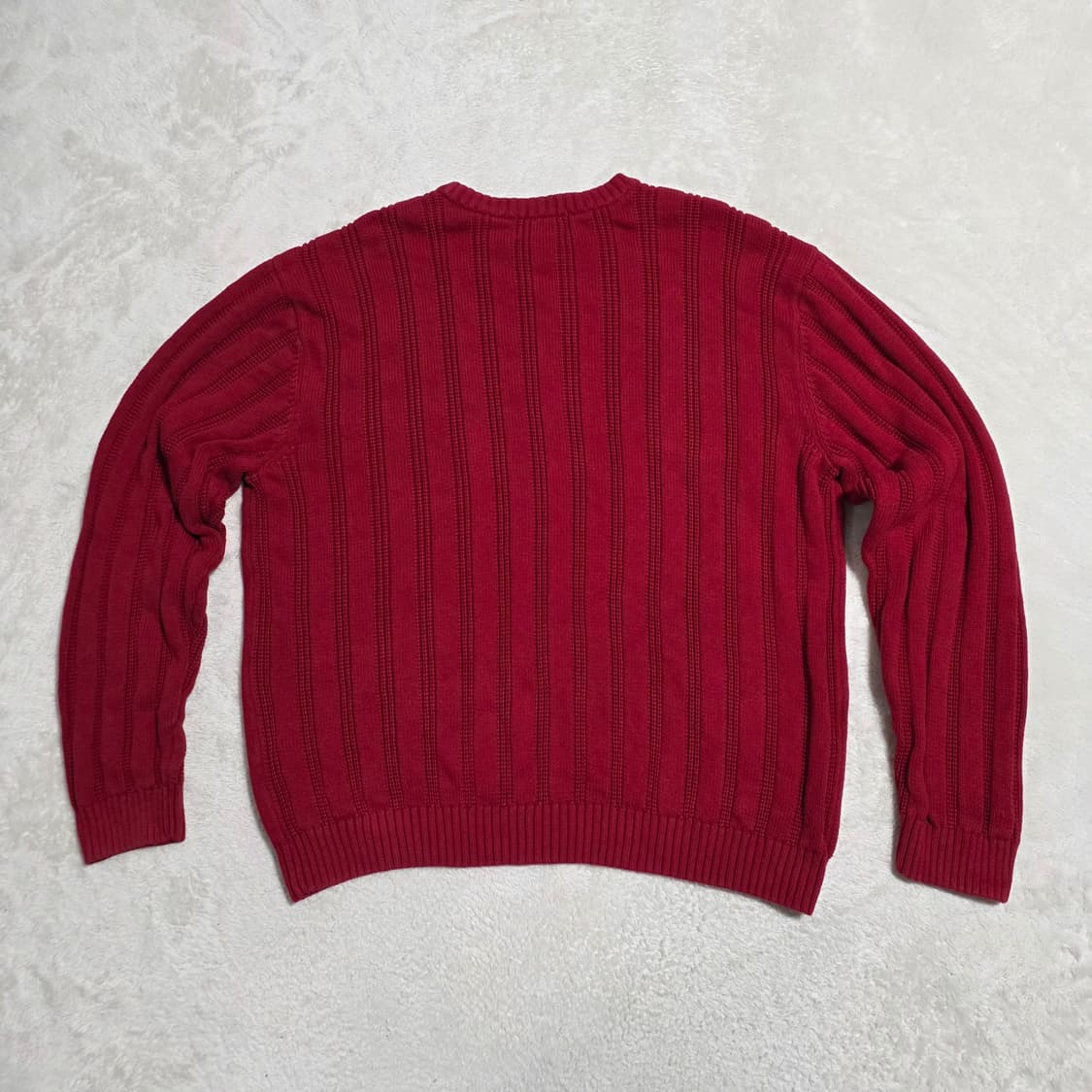 (L)CHAPS 챕스 레드 니트 스웨터 상품이미지3