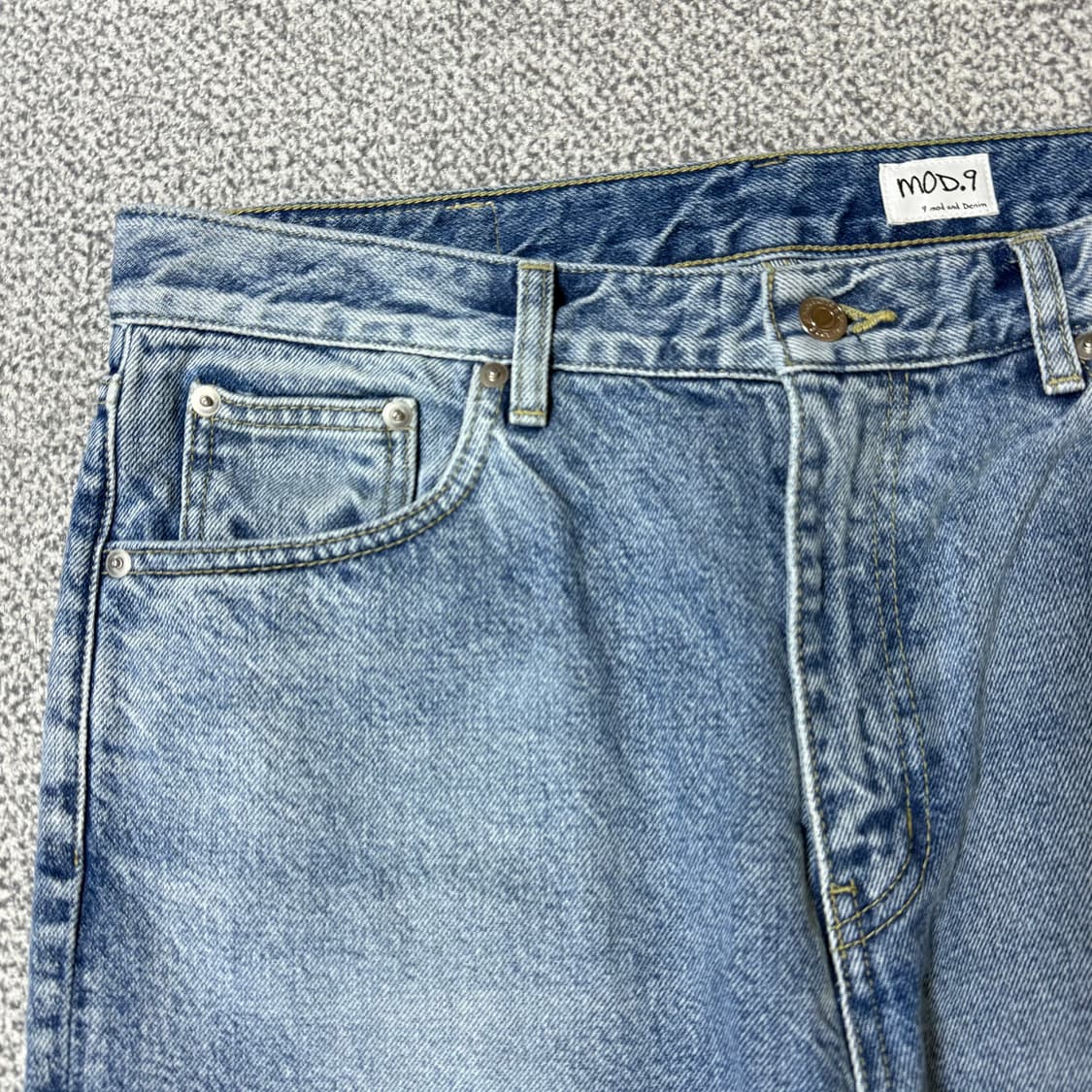 모드나인 연청 데님 33 상품이미지4