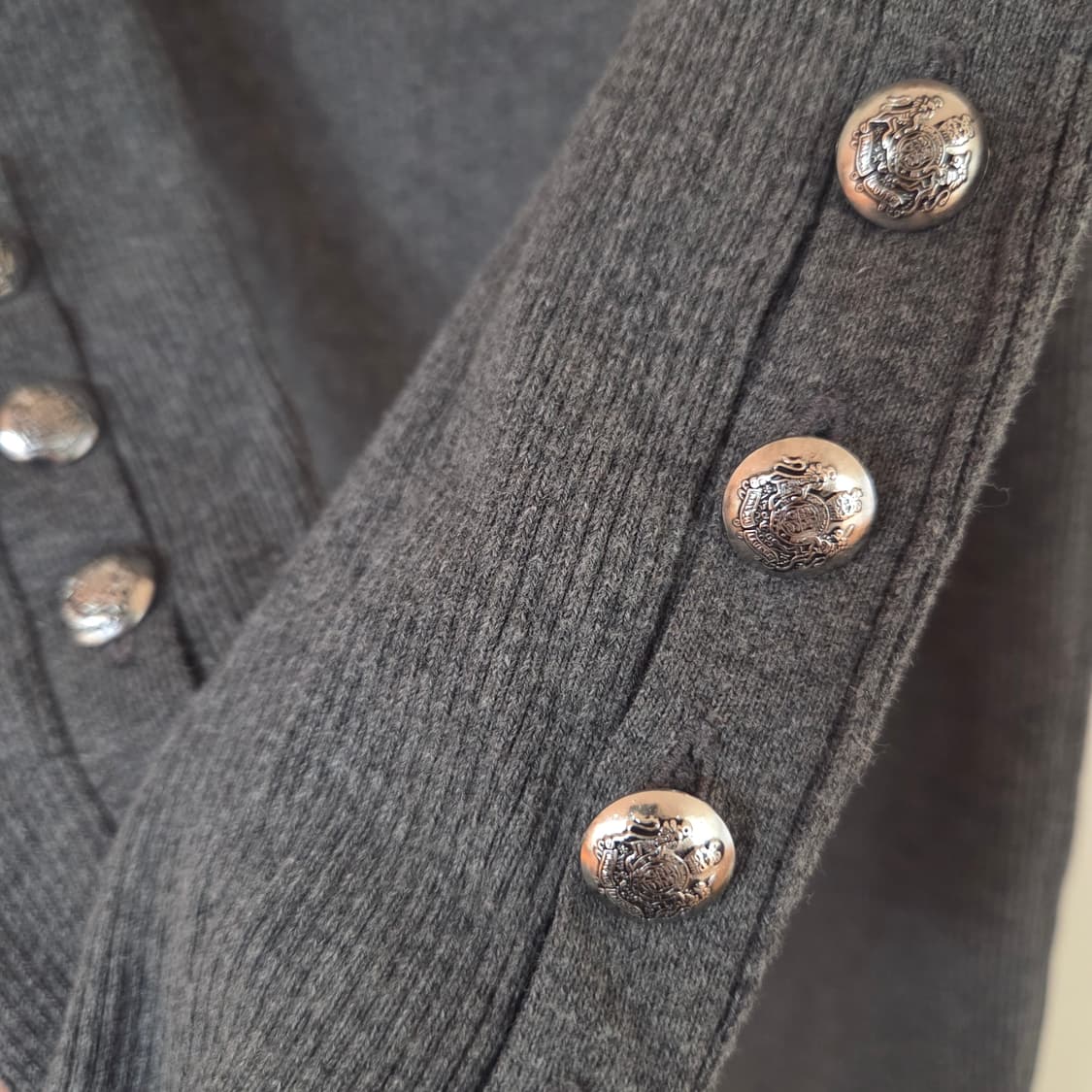 Lauren 로렌 랄프로렌 골지 니트 롱 원피스 가디건 셋업 상품이미지4