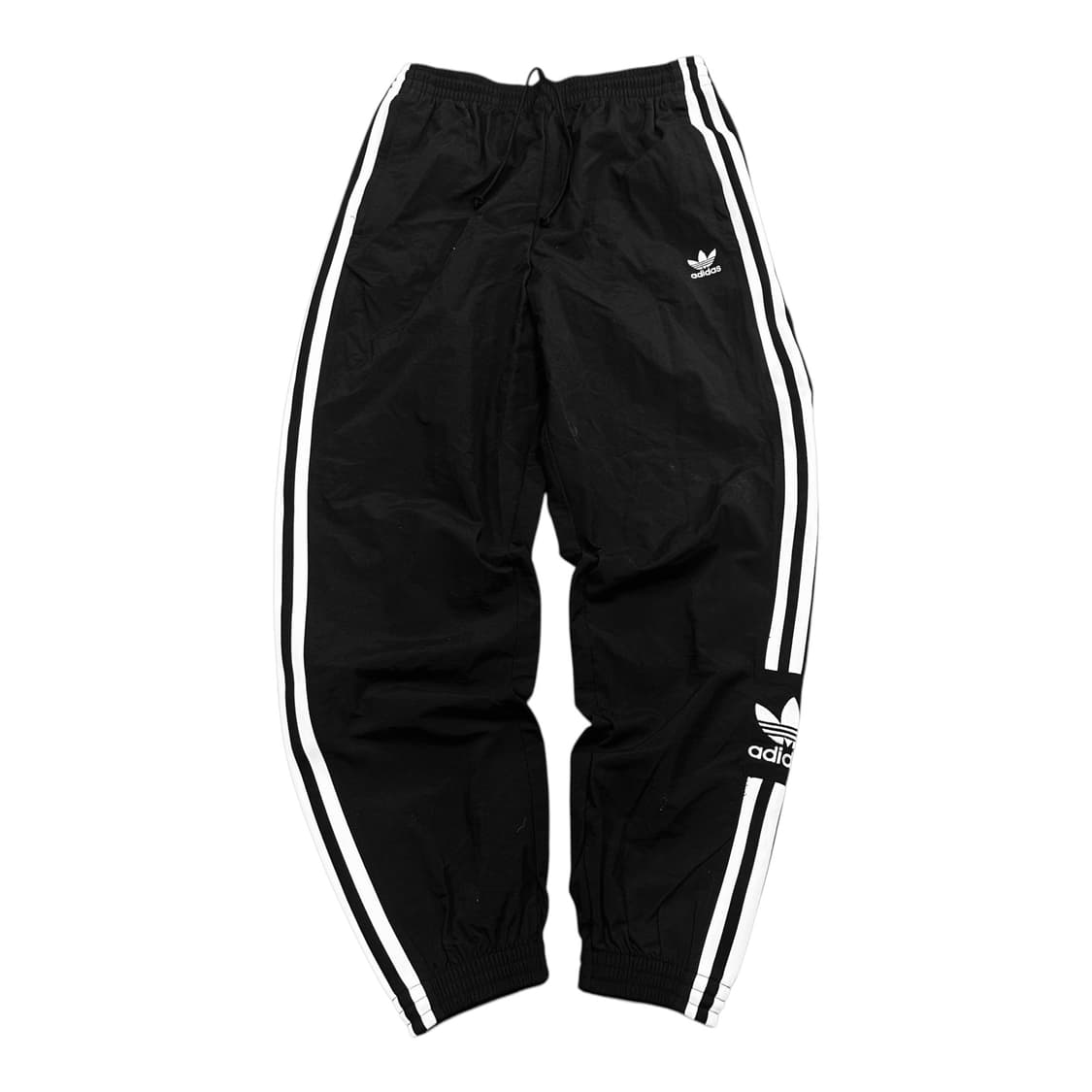 ✨ (세트) 아디다스 락업 트레포일 블랙 트랙 바람막이 셋업 (상L 하S 상품이미지8