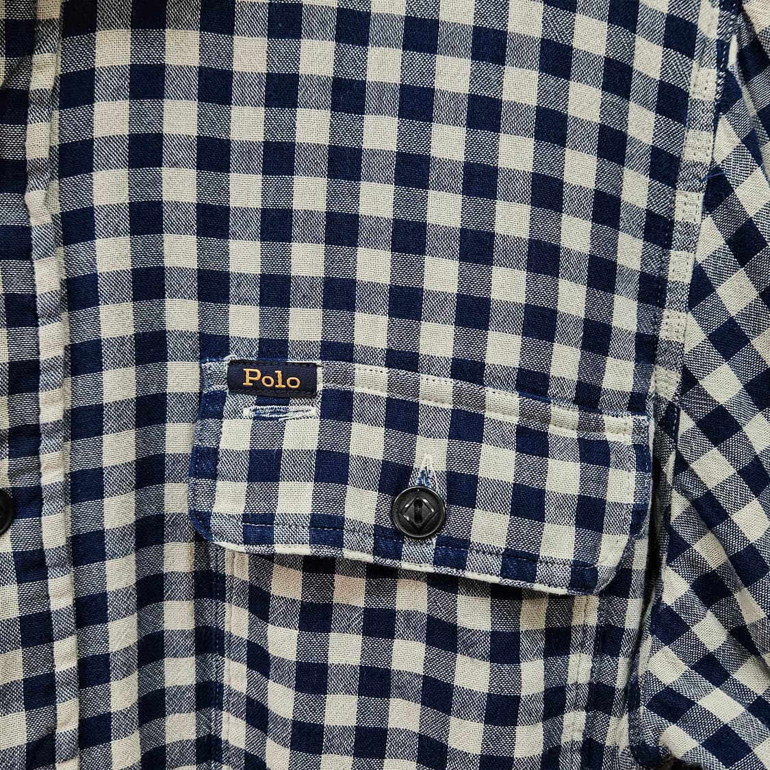 폴로 깅엄체크 워크셔츠 상품이미지3