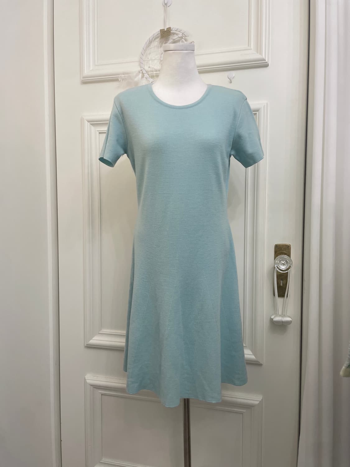 COURREGES mint half sleeve basic flare o 상품이미지1