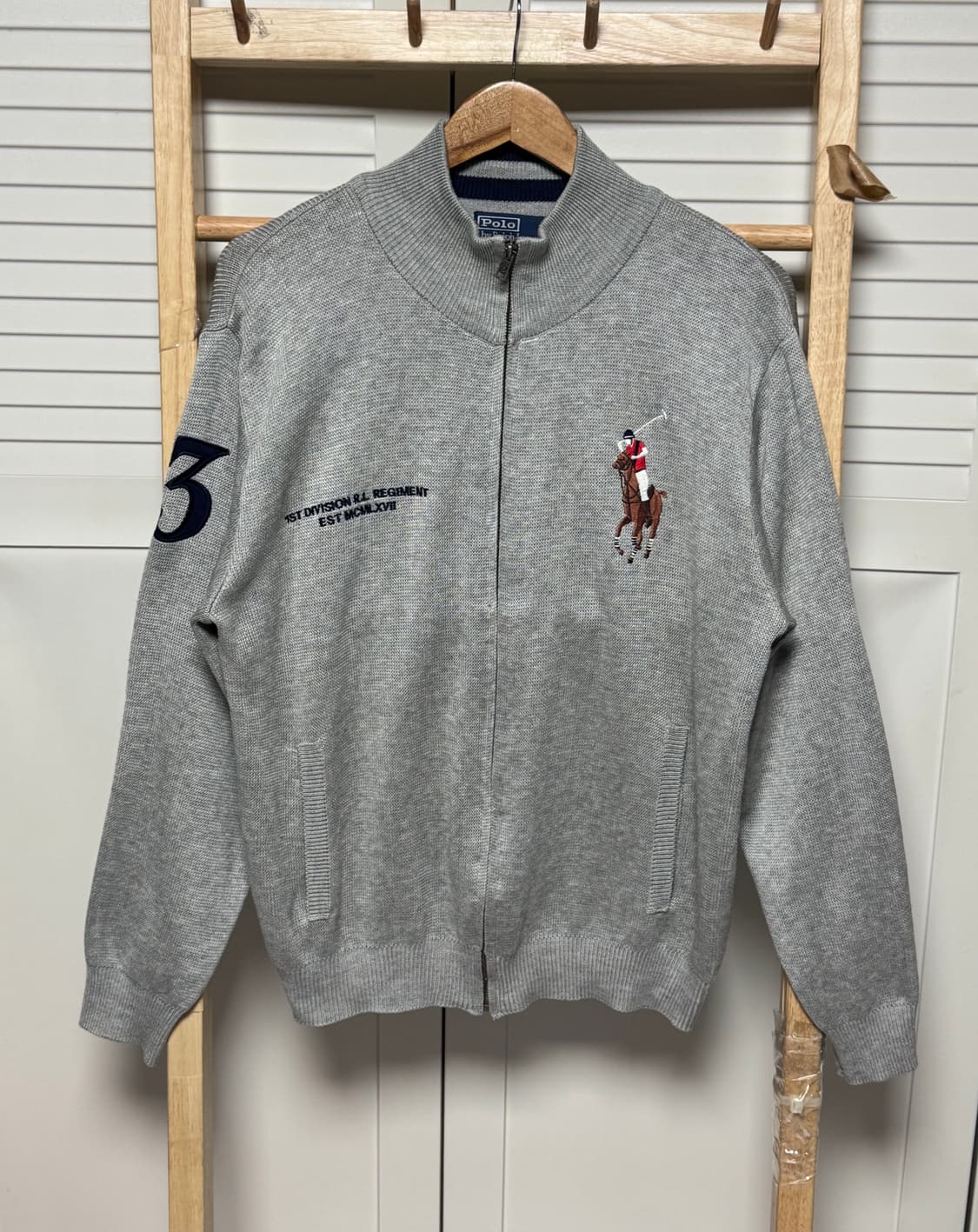 XL 폴로 랄프로렌 빅포니 니트 집업 자켓 상품이미지5