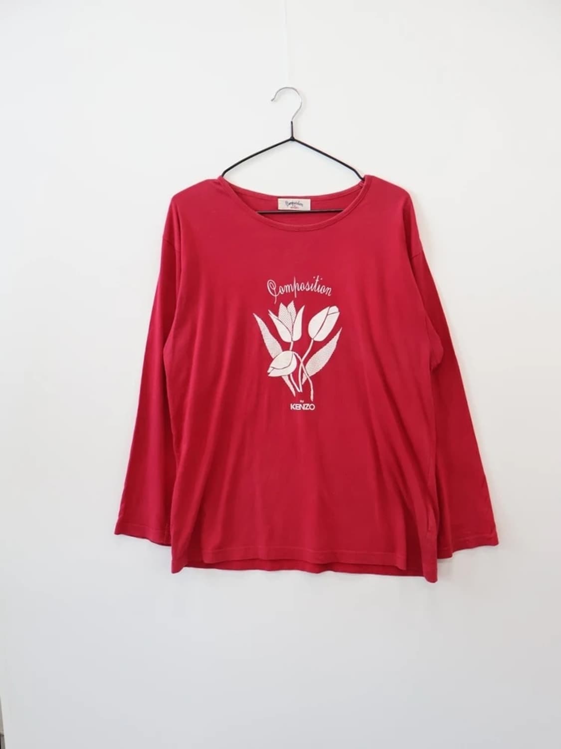 Composition by KENZO Red Floral Tee 상품이미지4