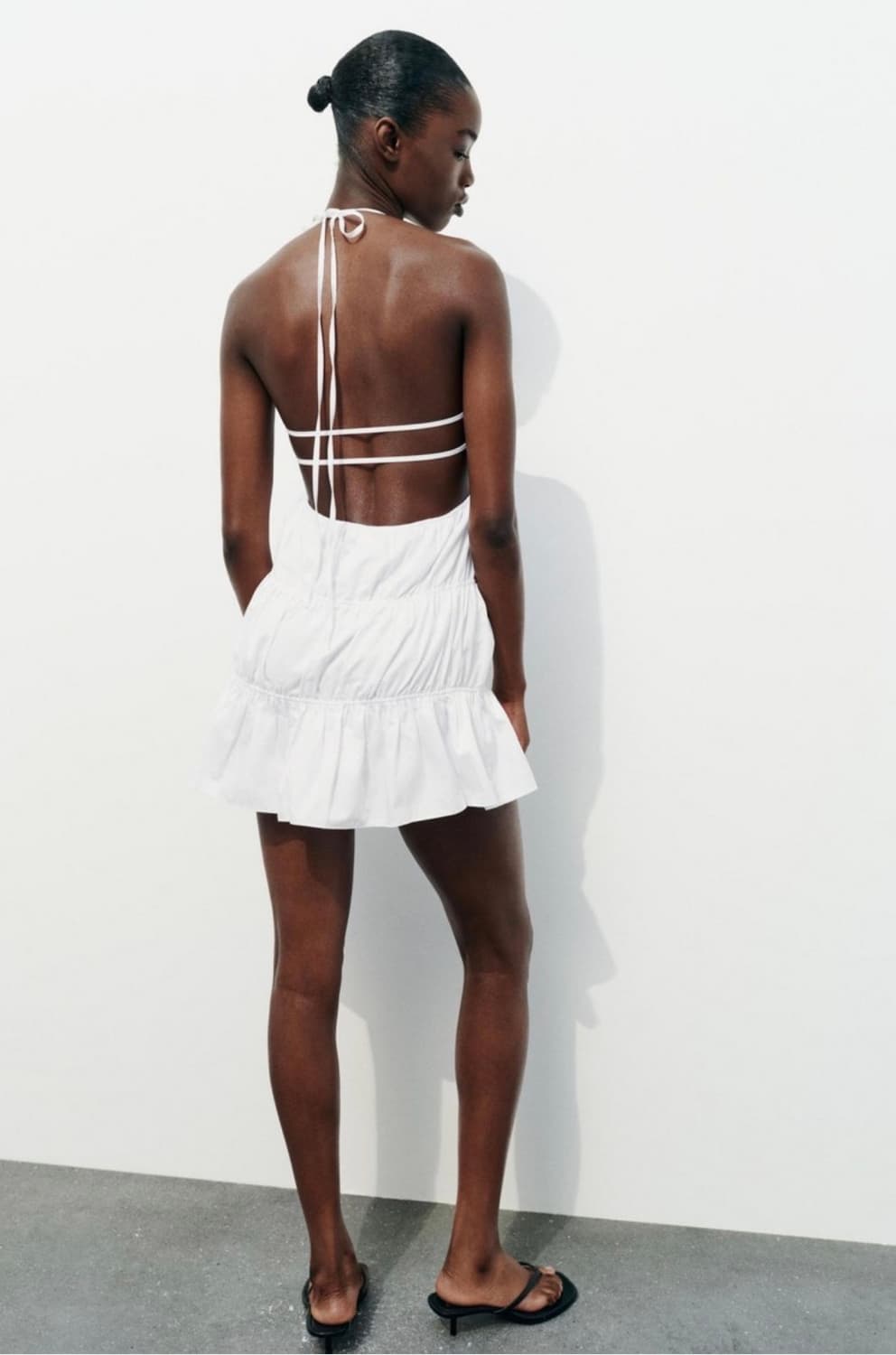 자라 패널 개버딘 원피스 상품이미지3