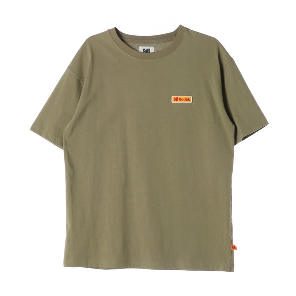코닥 어패럴 카키 백로고 오버핏 반팔 티셔츠 XL 상품이미지1
