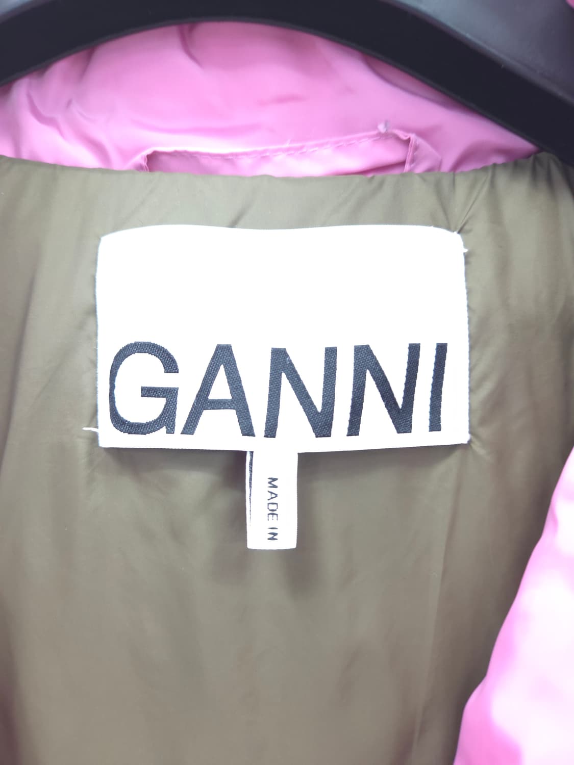 XS GANNI 가니 핑크 패딩 점퍼 상품이미지3