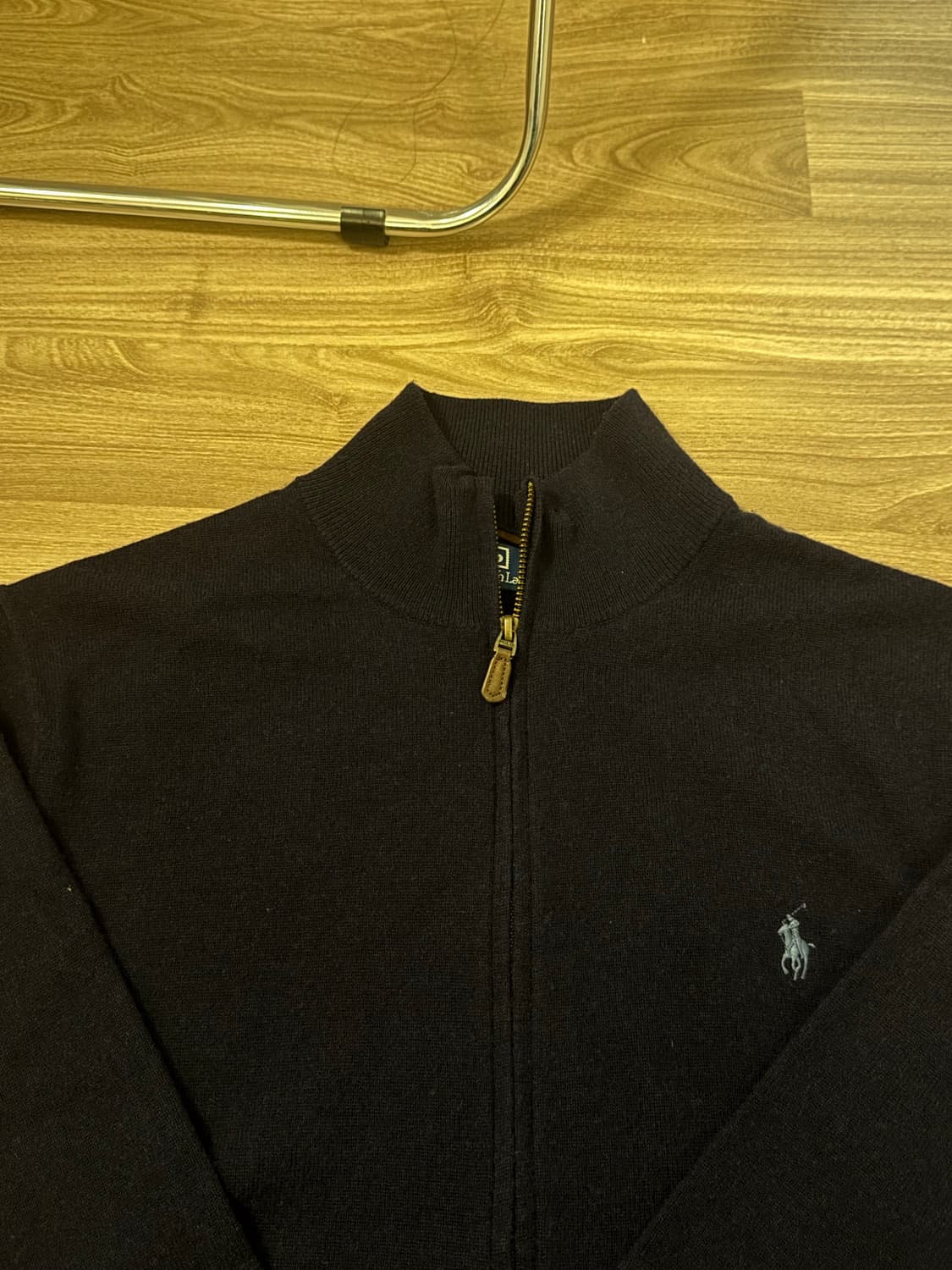 폴로 랄프로렌 울 풀 지퍼 스웨터 XL  상품이미지4