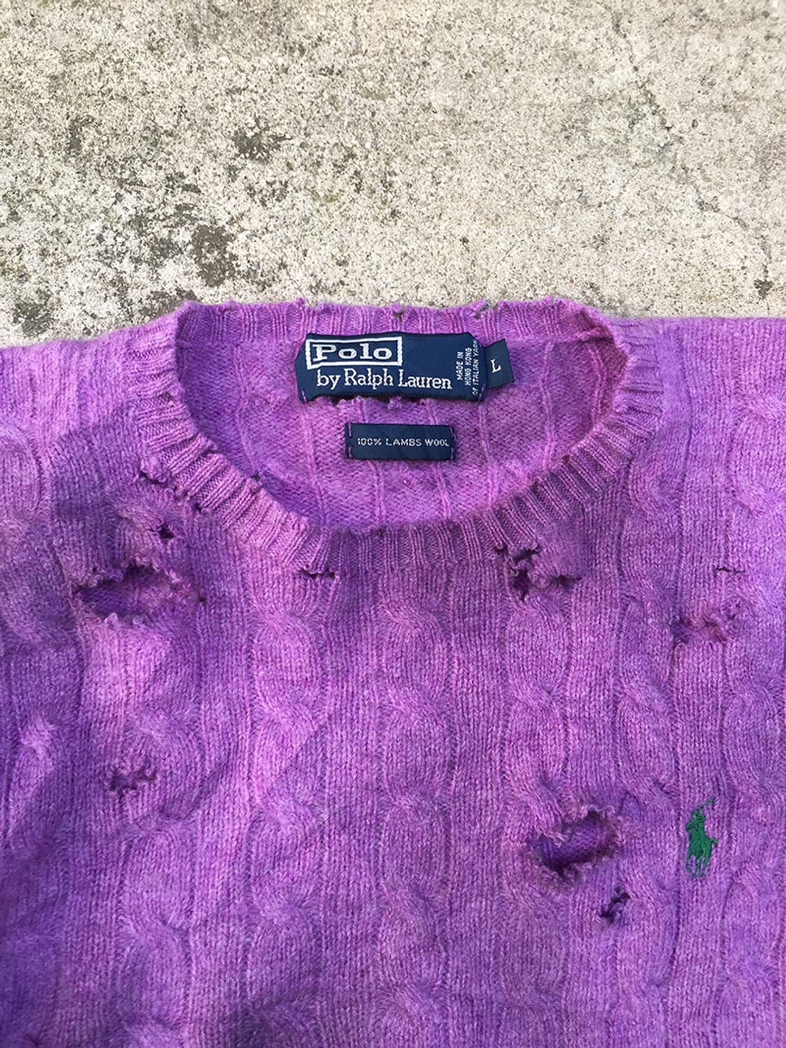 POLO RALPH LAUREN DISTRESSED KNIT 상품이미지6