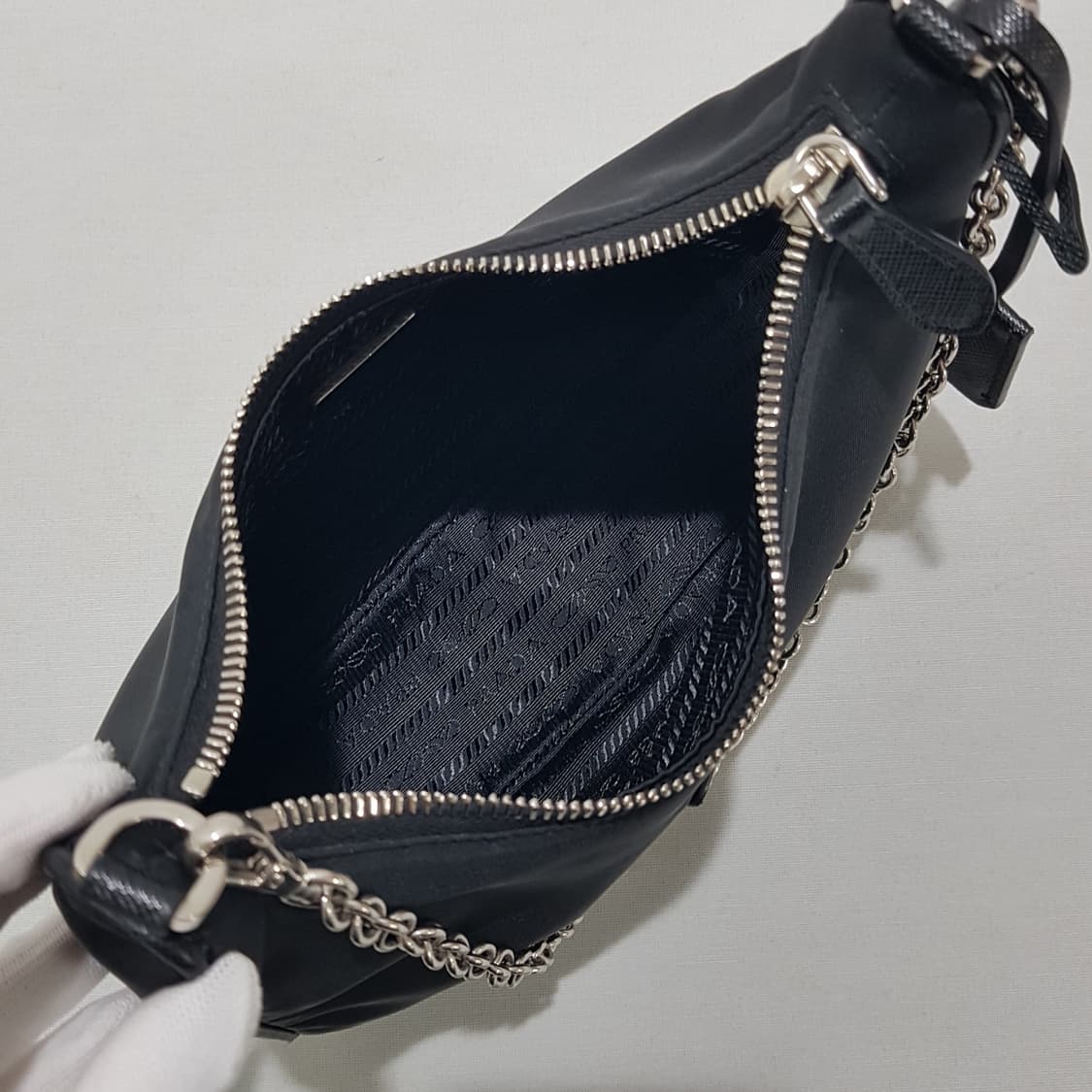 프라다 리나일론 테수토 체인 호보백 1bh204 상품이미지9