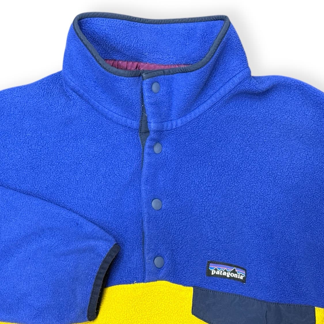 10s 파타고니아 신칠라 스냅-T 블루/옐로우 상품이미지2
