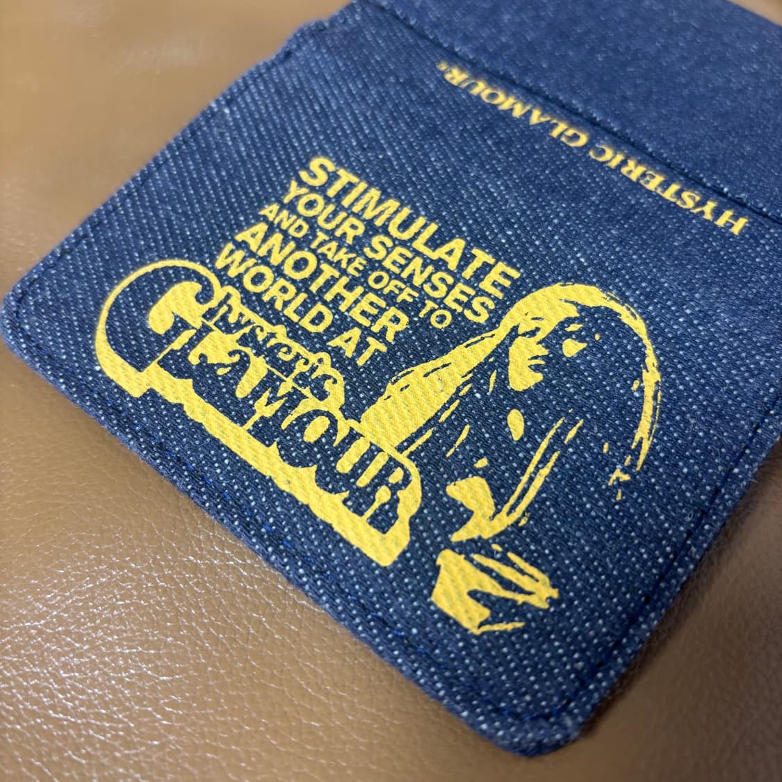 Hysteric Glamour 히스테릭글래머 데님 카드 코인 케이스 상품이미지7