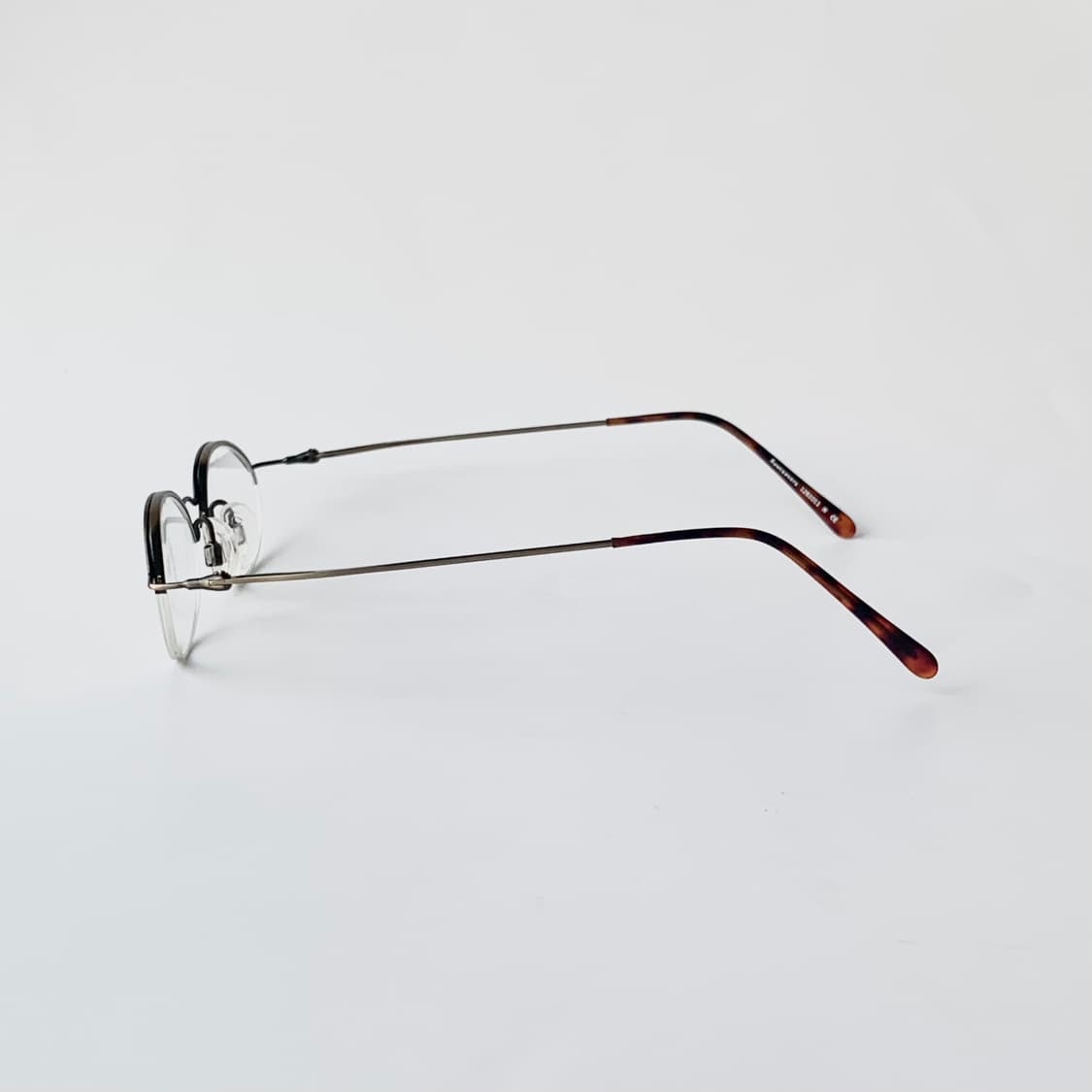 2463 데드스탁 라운드 메탈 하금테 빈티지 안경 상품이미지4