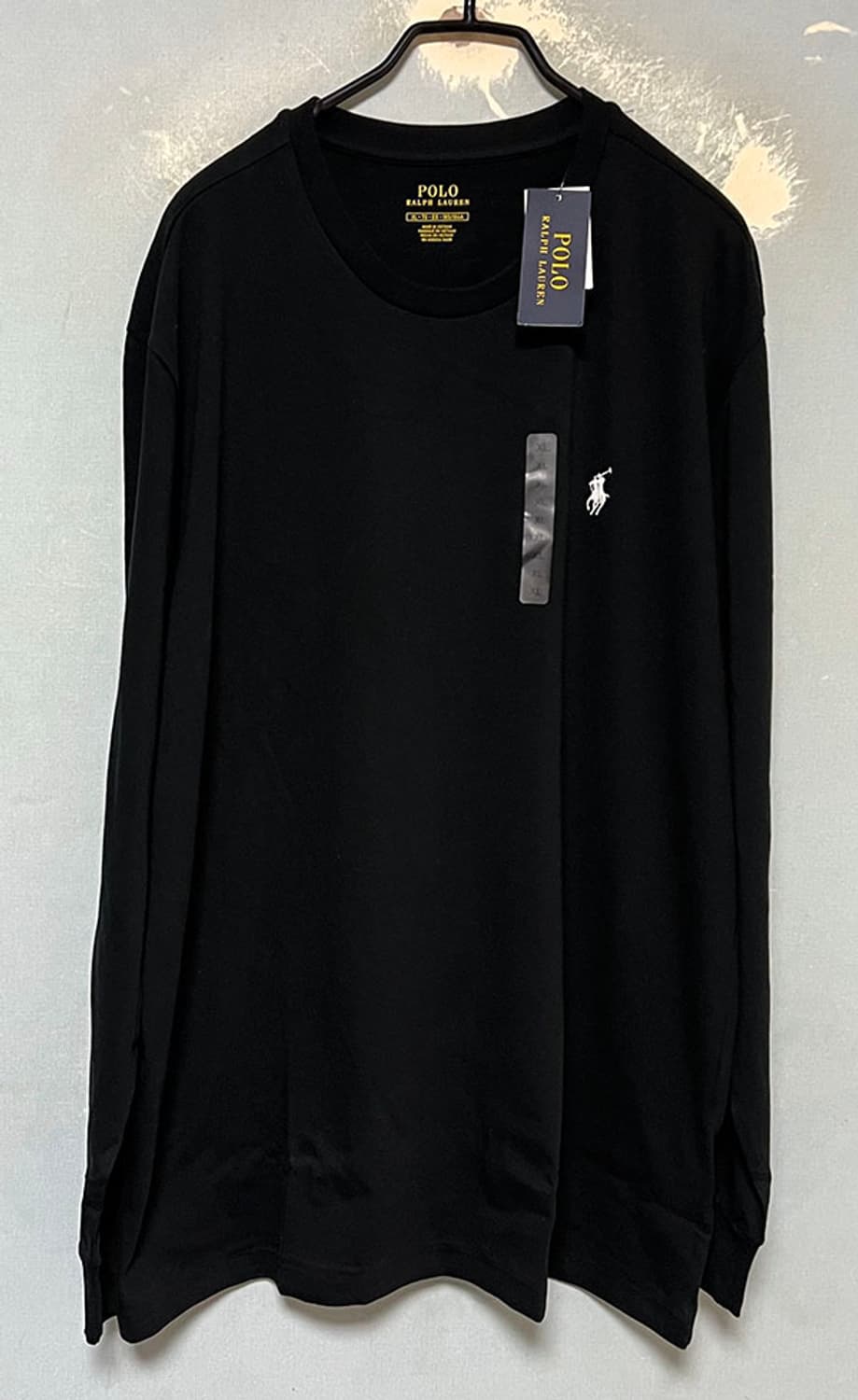 POLO 폴로 남자 롱슬리브 새상품 춘하 블랙 캐주얼 M 95-100 상품이미지1