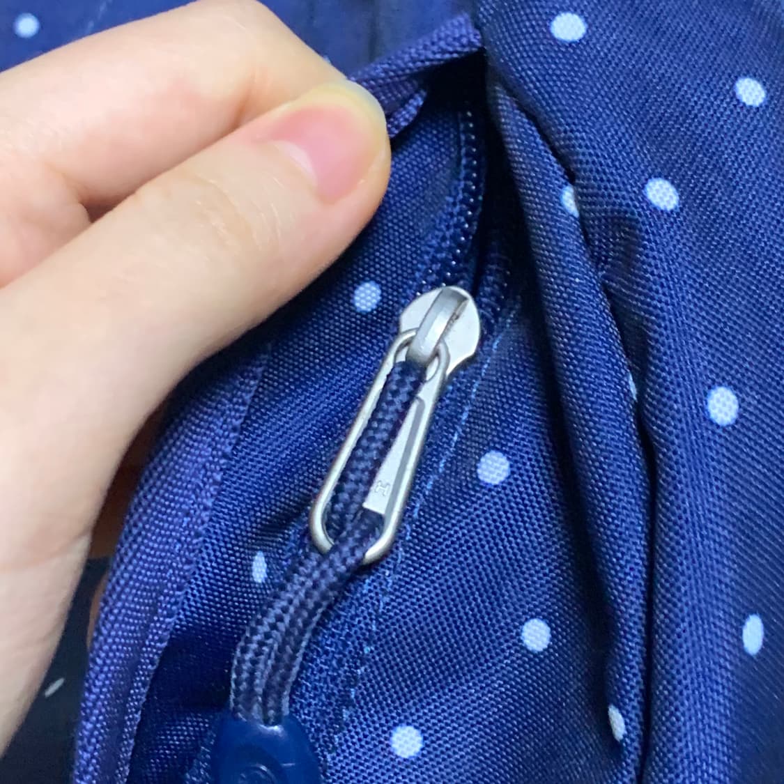 콜맨 네이비 도트 백팩 | 가방 일본 빈티지 하구미 모리걸 y 상품이미지7