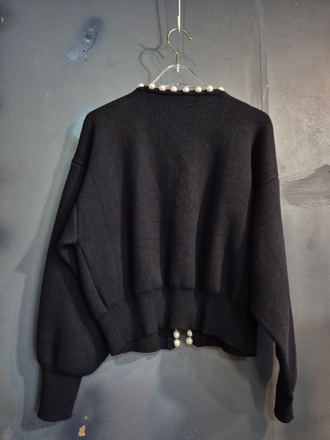 진주장식 가디건 55 66 상품이미지2