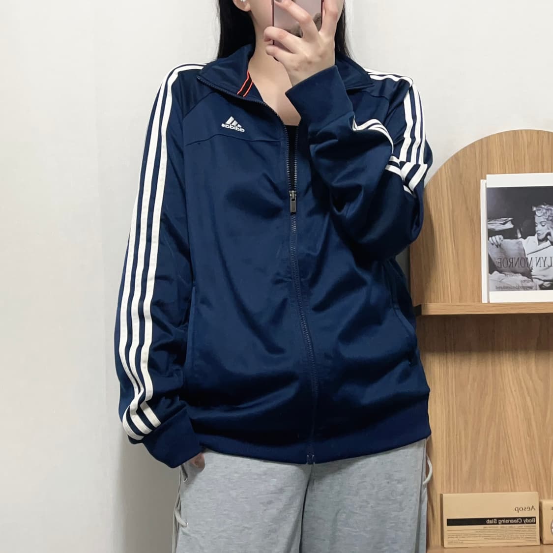 [정품] 아디다스 네이비 3S 삼선 져지 [ 100 ] 상품이미지1