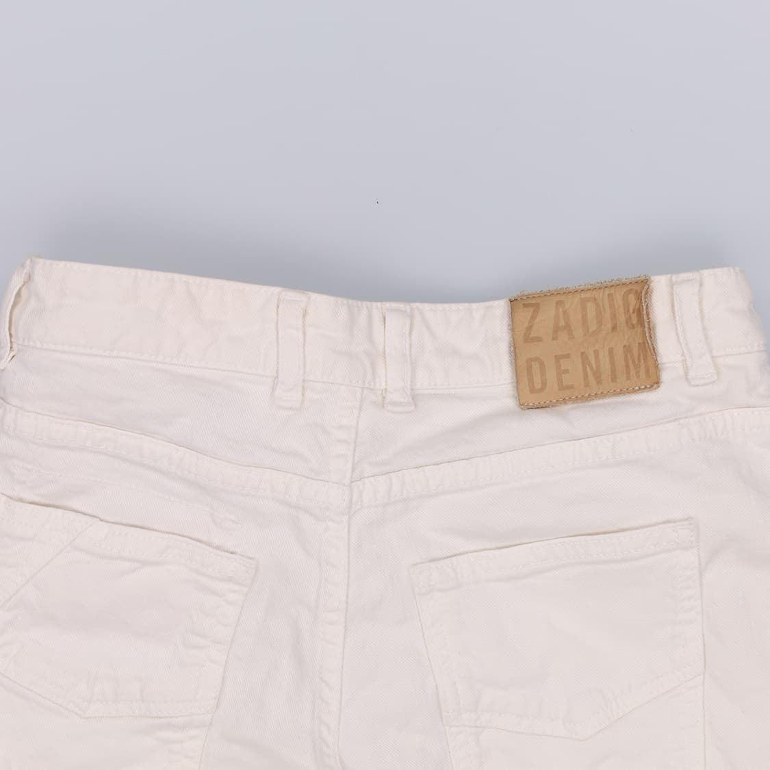 실측확인 쟈딕앤볼테르 여성 화이트진 0430H 상품이미지3