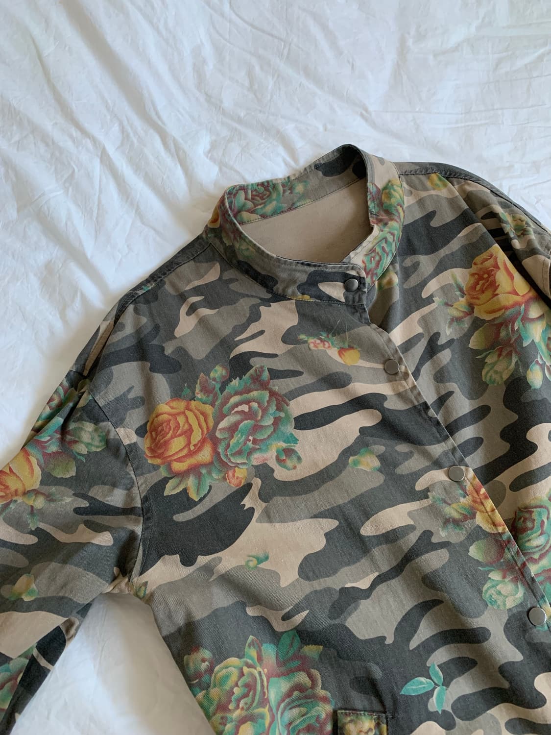 카모 플라워 코튼 점퍼 상품이미지5