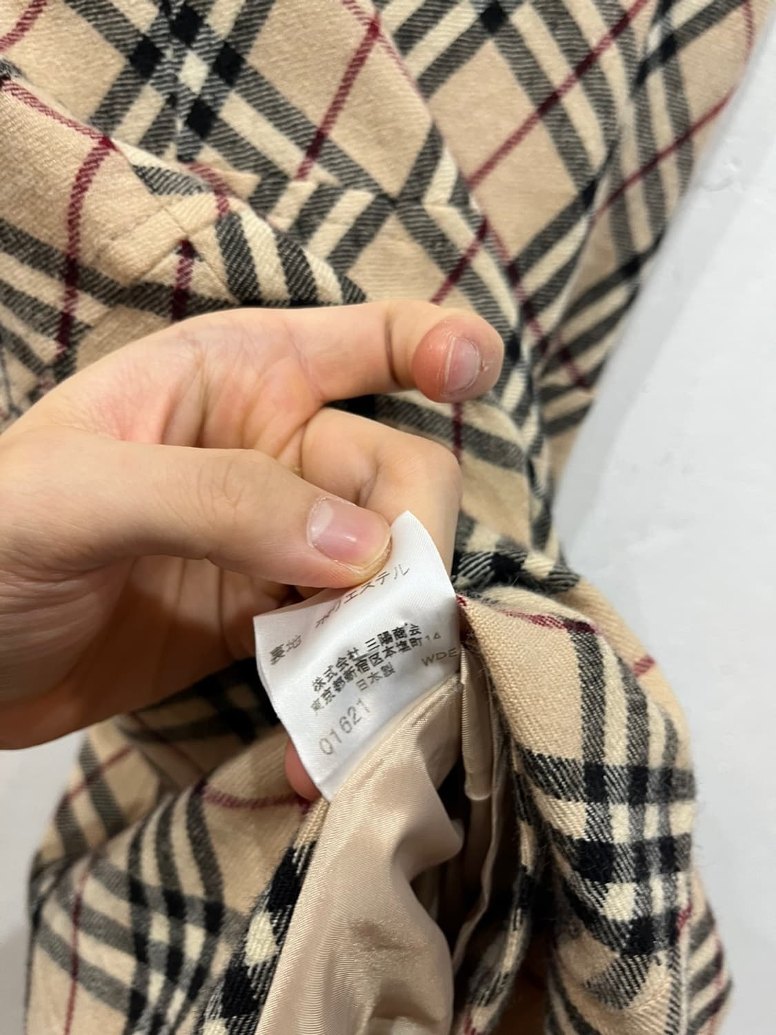 버버리 노바체크 퓨어울 원피스 Made in JAPAN  상품이미지9
