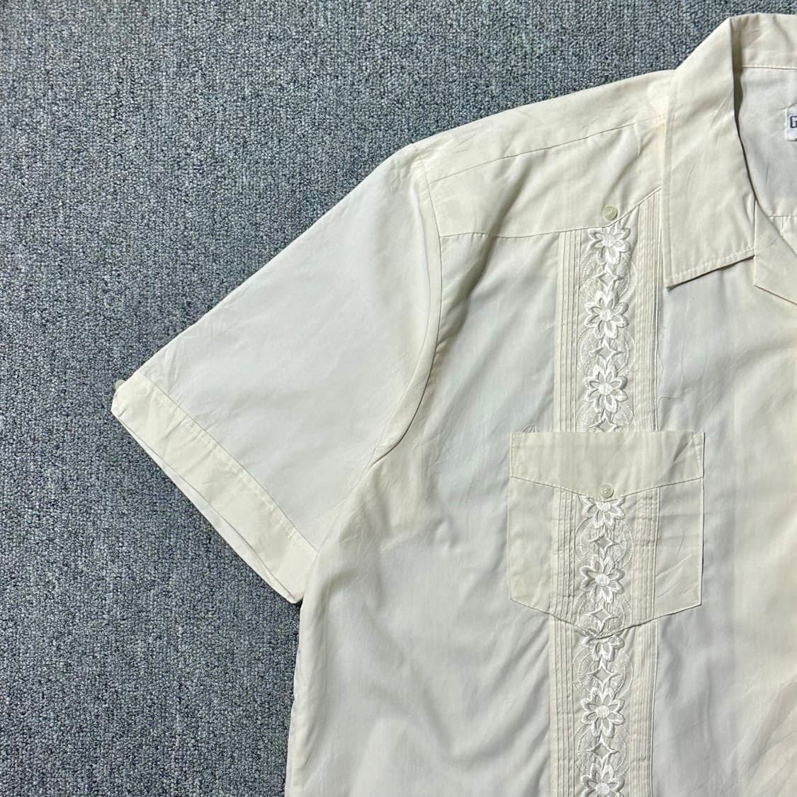 빈티지 쿠바 하프셔츠 (3XL/old-7703) 상품이미지4